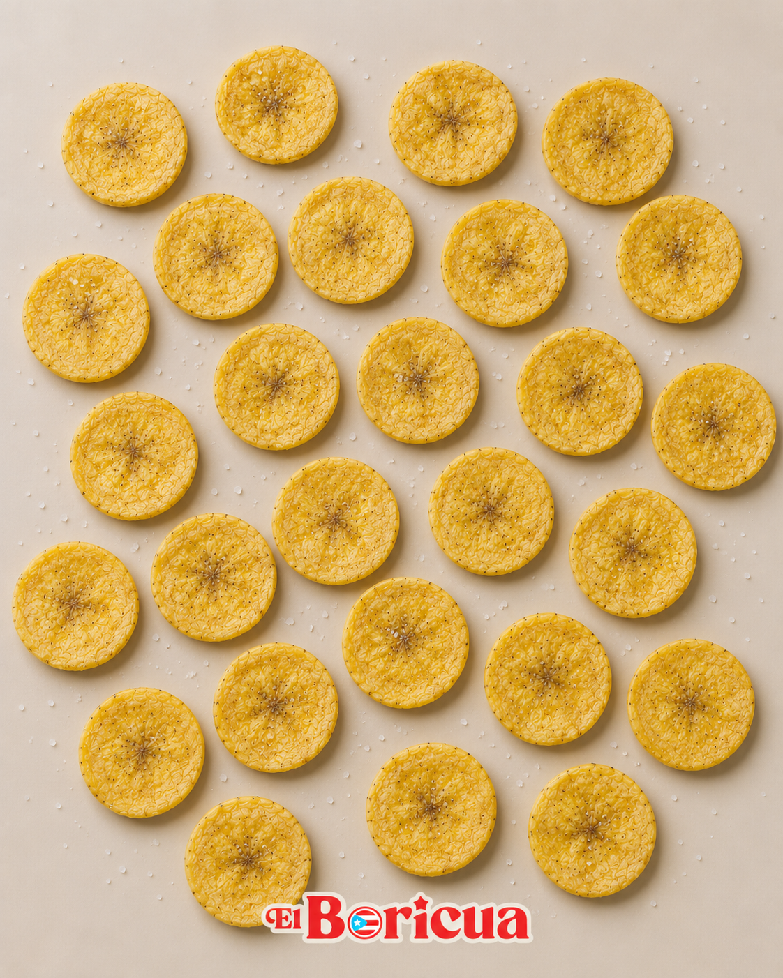 Platanutres con Sal (Salt Plantain Chips)