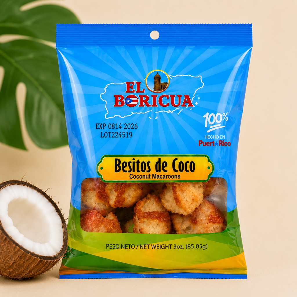 Besitos de coco 3oz (Coconut Macaroons)