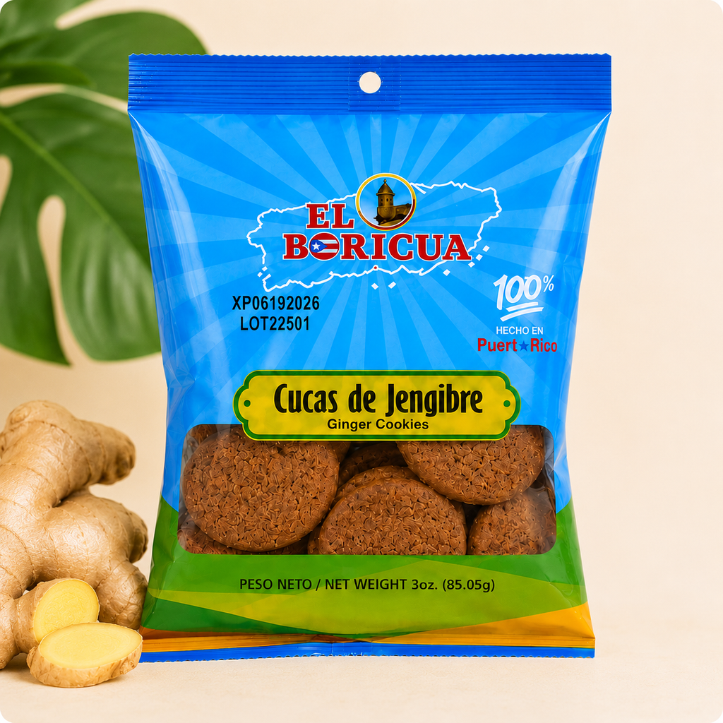 Cucas de Jengibre 3oz (Ginger Cookies)