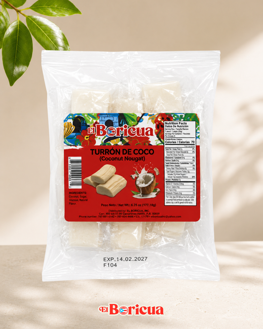 Turrón de Coco Mini (Coconut Nougat Bites)