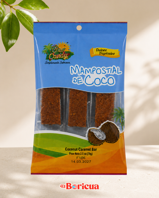 Mampostial de Coco (Coconut Caramel Bar)