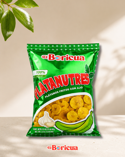 Platanutres con Ajo (Garlic Plantain Chips)