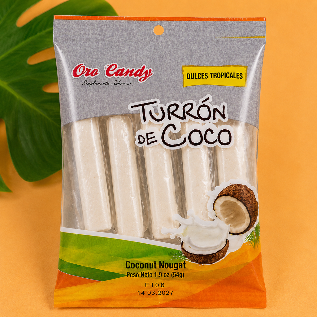 Turrón de Coco (Coconut Nougat)