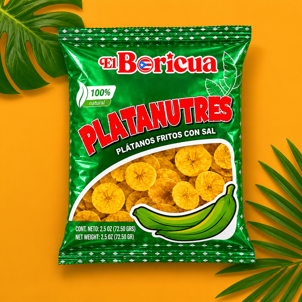 Platanutres con Sal (Salt Plantain Chips)