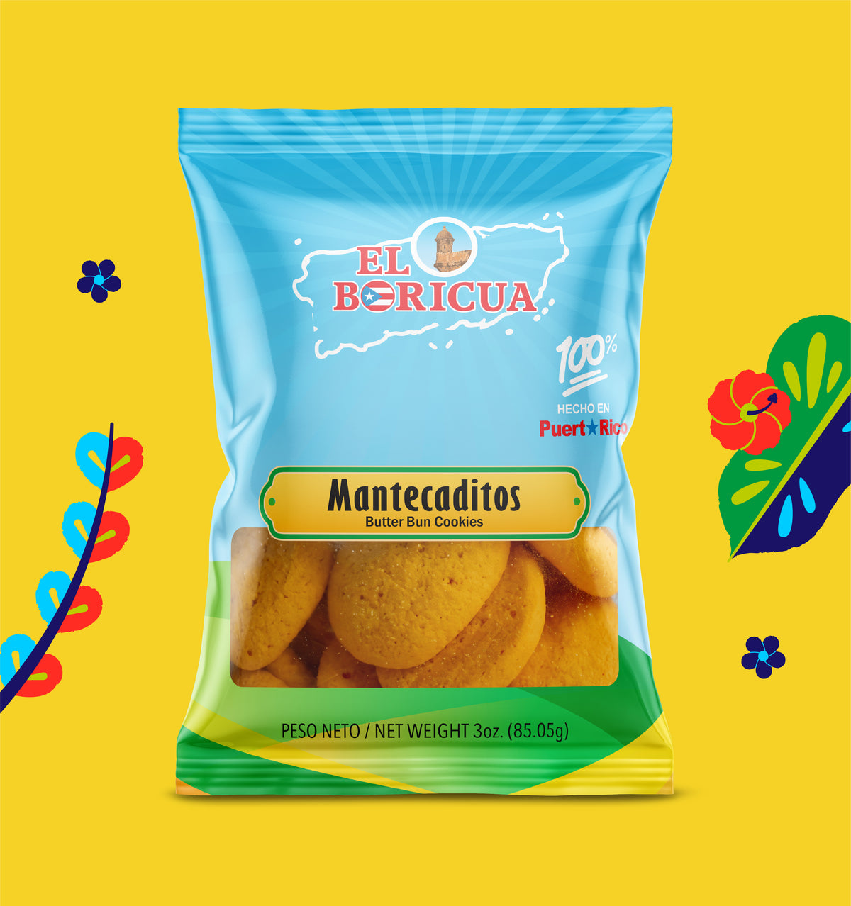 Mantecaditos 3oz (Butter Bun Cookies 3oz)