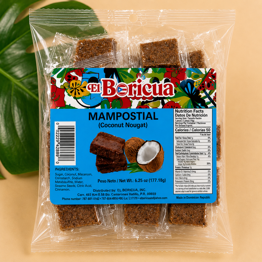 Mampostial de coco (Coconut Caramel Bar)