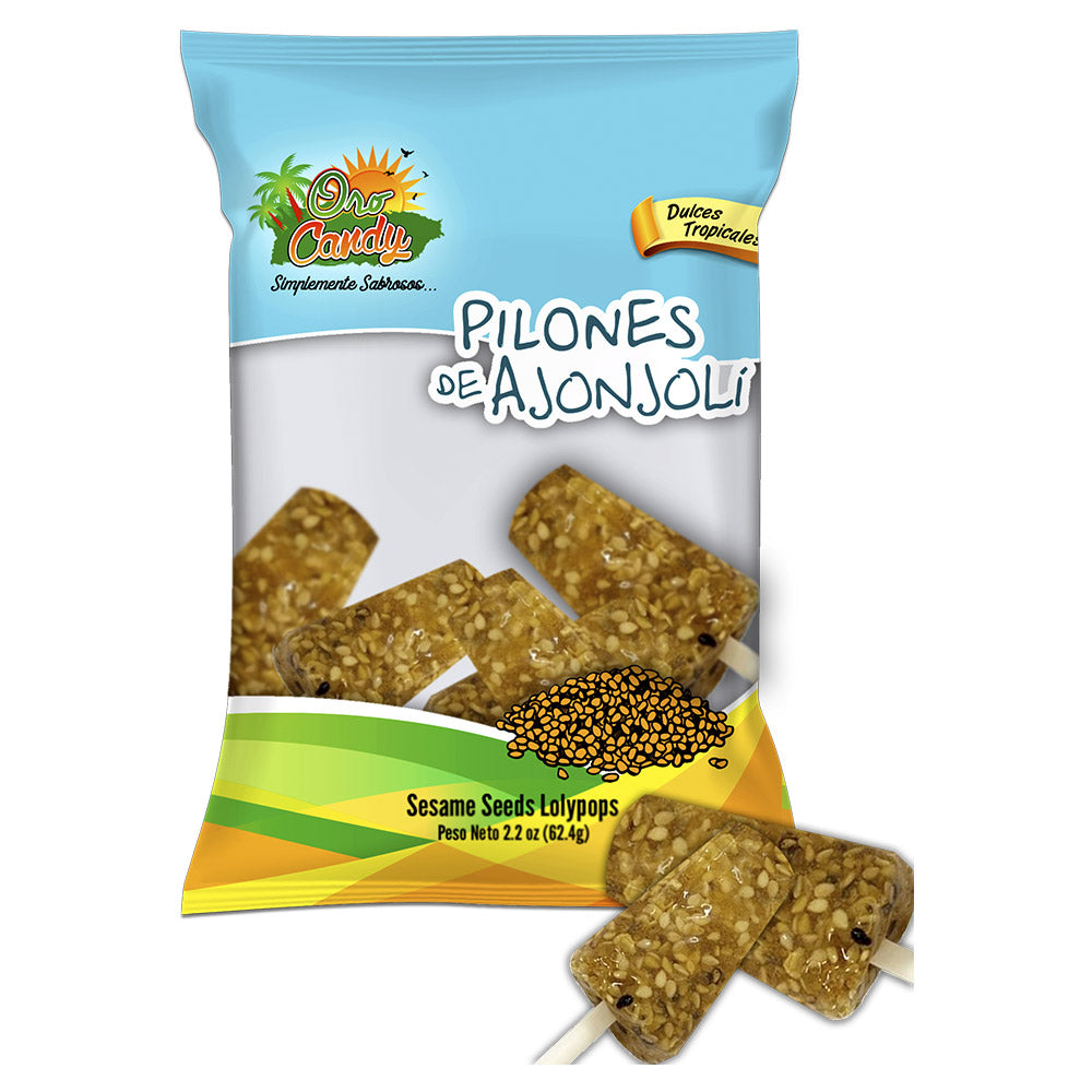 Pilón de Ajonjolí (Sesame Seed Lollipop)